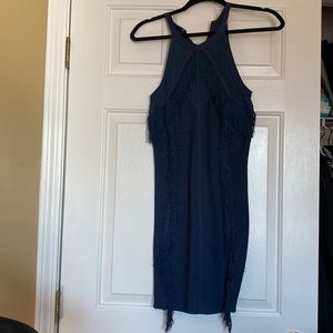 Bebe midnight blue cocktail dress!